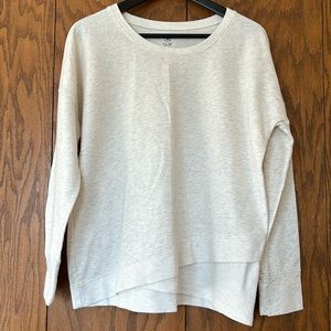 Gaiam Cream Lightweight Sweatshirt Size Medium